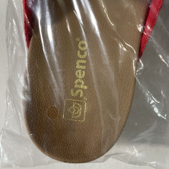 Spenco La Paz Flip Flop Sandal Womens 8D Bittersweet - Picture 2 of 7